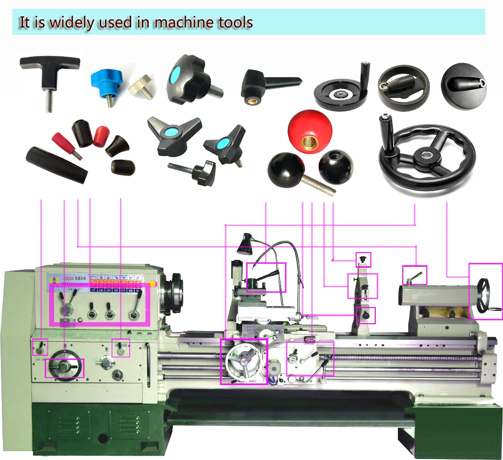 Plastic or Aluminium Double-Spoke Handwheels