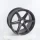 Roda de liga leve com design côncavo de 6 raios com letras e raios de fresagem
